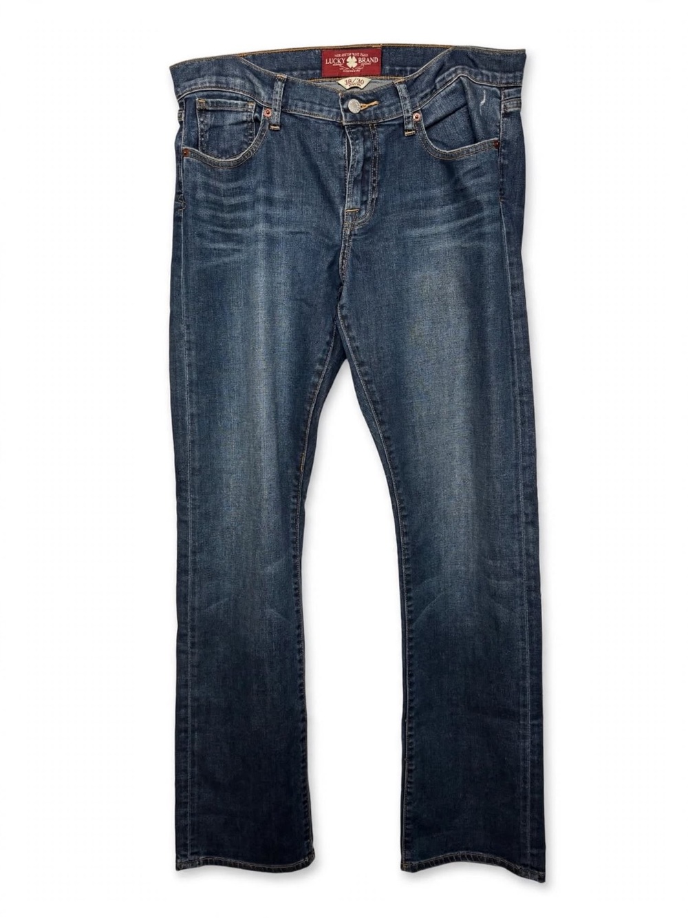 Lucky Brand Women's Sienna Tomboy Straight Jeans Blue Denim, Size 10/30
